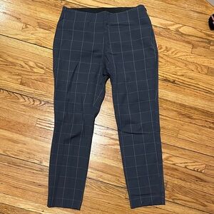 a new day Women's Black Checkered Skinny Pants